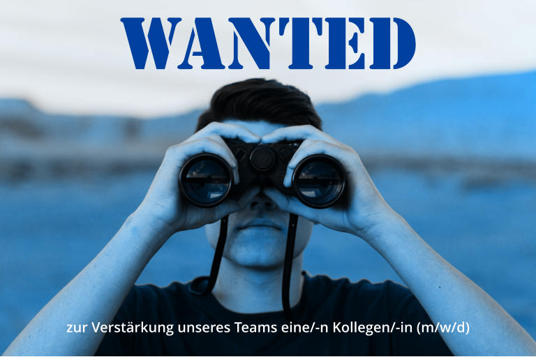 zur Verstärkung unseres Teams eine/-n Kollegen/-in (m/w/d) WANTED